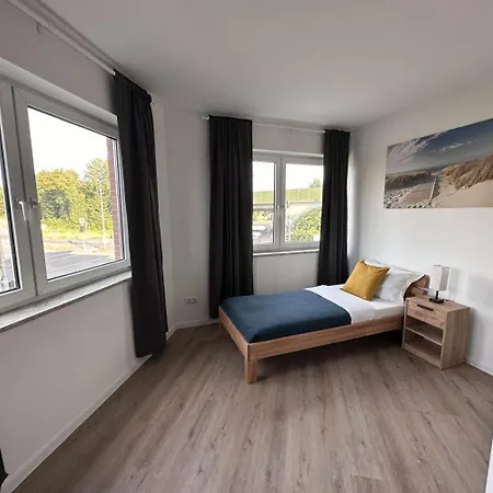 Apartmán Worker - Single Beds - Free Parking - Near Duesseldorf Airport- Fair Duisburg